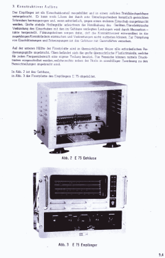 Seefunk Empfänger E75; Hagenuk N&K, (ID = 2725425) Commercial Re