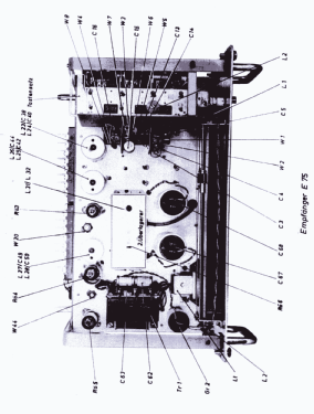 Seefunk Empfänger E75; Hagenuk N&K, (ID = 2725439) Commercial Re