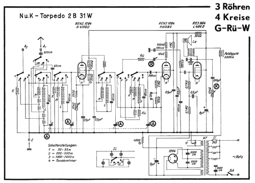 Torpedo 2B31W; Hagenuk N&K, (ID = 83062) Radio