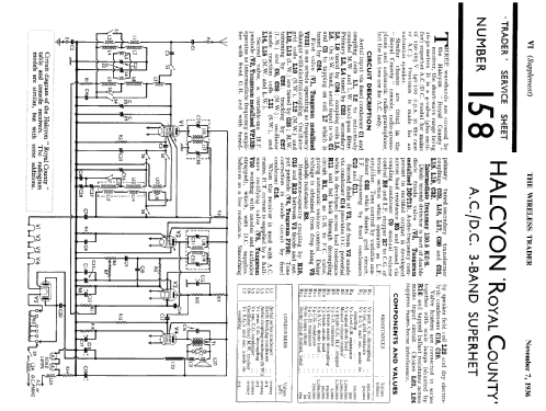 Royal County Radiogram ; Halcyon Wireless; (ID = 1033116) Radio