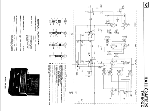 TW-500C ; Hallicrafters Canada (ID = 2261821) Radio