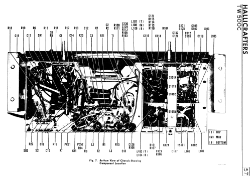 TW-500C ; Hallicrafters Canada (ID = 2261826) Radio