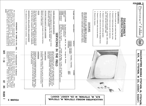 17TS780B, M Ch= A2007; Hallicrafters, The; (ID = 2508614) Television