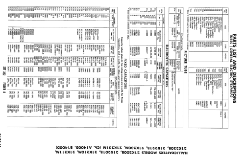 21K220B Ch= B1400D; Hallicrafters, The; (ID = 2293442) Television