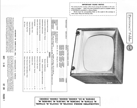 24K480M Ch= C1800D-Run1,1a,2; Hallicrafters, The; (ID = 2232281) Fernseh-E