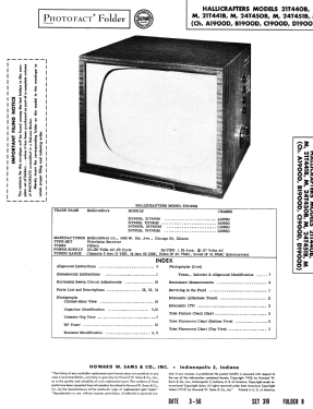 24T450B Ch= C1900D; Hallicrafters, The; (ID = 2768183) Televisión