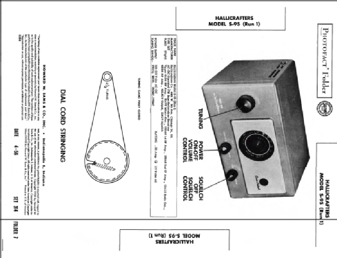 Civic Patrol S-95; Hallicrafters, The; (ID = 1533201) Amateur-R