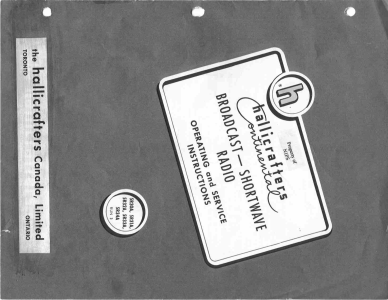 CONTINENTAL 5R30 Ch= 5R3; Hallicrafters, The; (ID = 908961) Radio