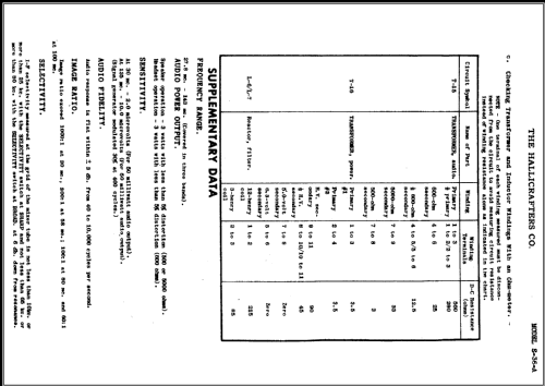 S-36A; Hallicrafters, The; (ID = 463702) Commercial Re