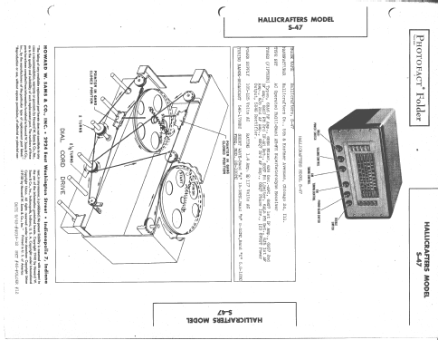 S-47; Hallicrafters, The; (ID = 1403719) Radio