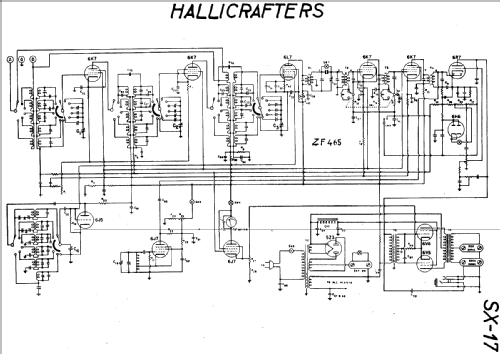 Super Skyrider S-17; Hallicrafters, The; (ID = 18359) Amateur-R