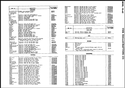 SX-42 ; Hallicrafters, The; (ID = 386213) Amateur-R