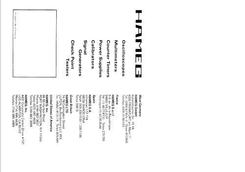 Dreifach-Netzgerät HM8040; HAMEG GmbH, (ID = 2612415) Equipment