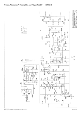 Oscilloscope HM 103-2; HAMEG GmbH, (ID = 3056358) Equipment