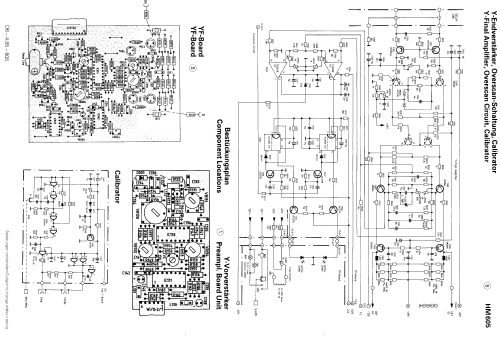 Oscilloscope 60 MHz HM605; HAMEG GmbH, (ID = 846678) Equipment