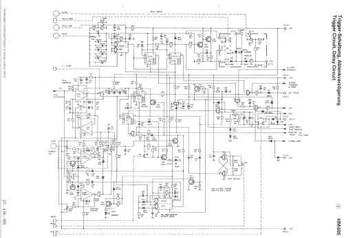 Oscilloscope 60 MHz HM605; HAMEG GmbH, (ID = 846679) Equipment