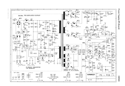 Oscilloscope HM-303; HAMEG GmbH, (ID = 822238) Equipment