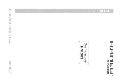 Oscilloscope HM-303; HAMEG GmbH, (ID = 822243) Ausrüstung
