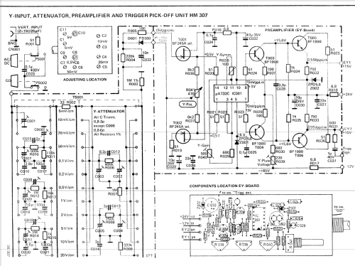 Oscilloscope HM307-1; HAMEG GmbH, (ID = 1918246) Equipment