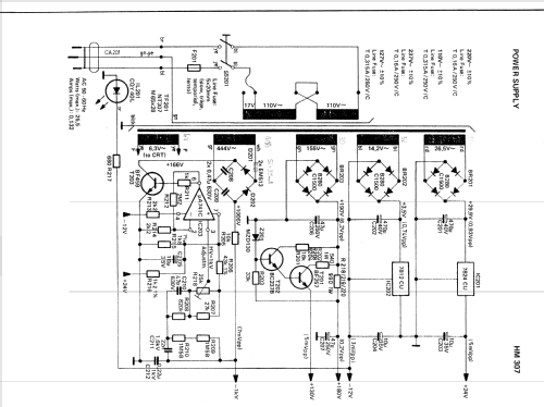 Oscilloscope HM307-1; HAMEG GmbH, (ID = 1918248) Equipment