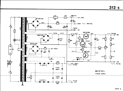 Oscilloscope HM 312-5; HAMEG GmbH, (ID = 584223) Ausrüstung