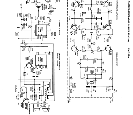 Oscilloscope HM 312-8; HAMEG GmbH, (ID = 681123) Equipment