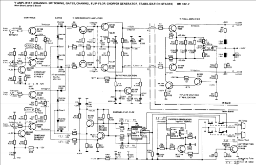 Oscilloscope HM 312-7; HAMEG GmbH, (ID = 2032608) Equipment