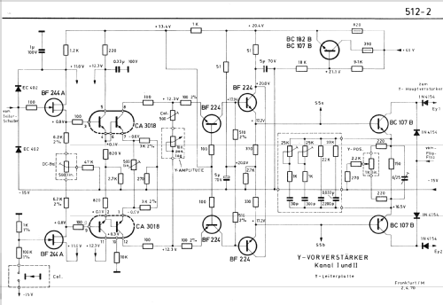 Oscilloscope HM 512-2; HAMEG GmbH, (ID = 811512) Equipment