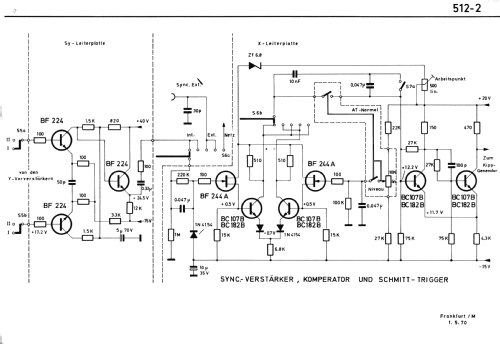 Oscilloscope HM 512-2; HAMEG GmbH, (ID = 811516) Equipment