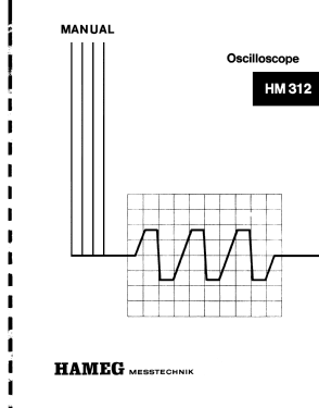 Oscilloscope HM 312-6; HAMEG GmbH, (ID = 2940887) Equipment