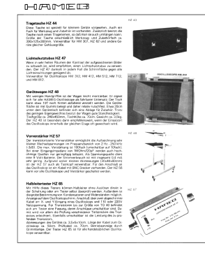 Oscilloscope HM 312-6; HAMEG GmbH, (ID = 2940892) Equipment