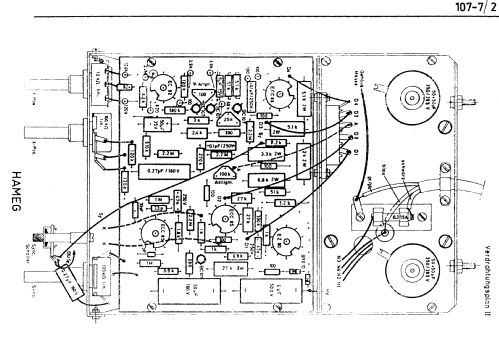 Oszillograph HM107-7/2; HAMEG GmbH, (ID = 195661) Equipment