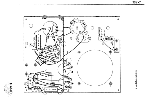 Oszillograph HM107-7/2; HAMEG GmbH, (ID = 195673) Equipment