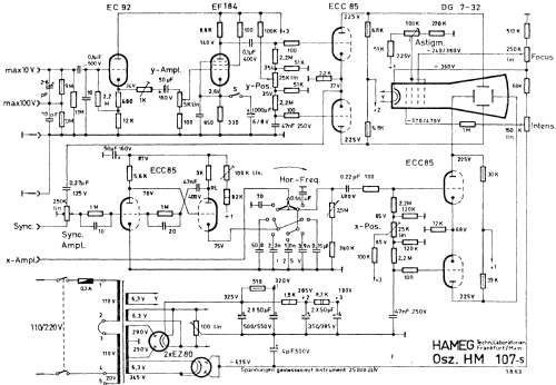 Oszillograph HM107-5 ; HAMEG GmbH, (ID = 1239651) Ausrüstung