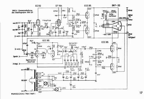 Oszillograph HM107-5 ; HAMEG GmbH, (ID = 1772964) Equipment