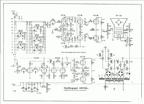 Oszillograph HM108; HAMEG GmbH, (ID = 497030) Equipment