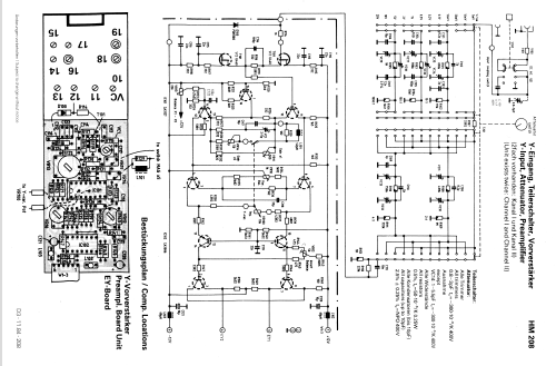 Oszillograph HM208; HAMEG GmbH, (ID = 595433) Equipment