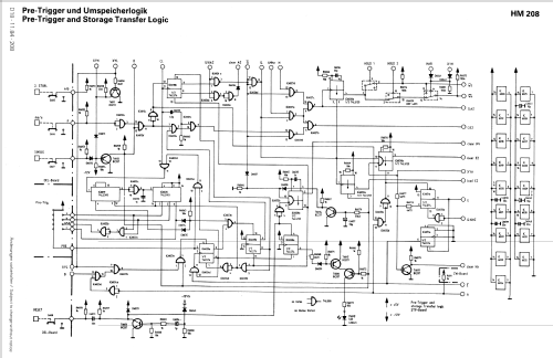 Oszillograph HM208; HAMEG GmbH, (ID = 595446) Equipment