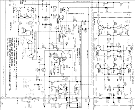 Oszilloskop HM412-4; HAMEG GmbH, (ID = 155263) Equipment