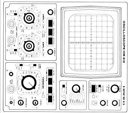 Oszilloskop HM412-4; HAMEG GmbH, (ID = 155274) Ausrüstung