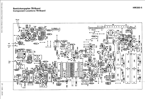 Oszilloskop HM203-5; HAMEG GmbH, (ID = 300323) Equipment