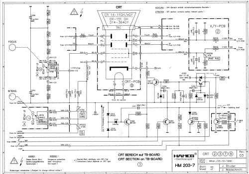 Oszilloskop HM203-7; HAMEG GmbH, (ID = 649960) Ausrüstung