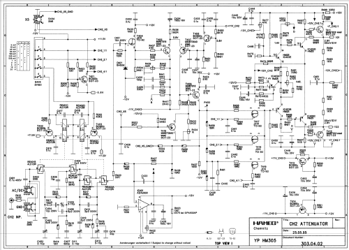 Oszilloskop HM305; HAMEG GmbH, (ID = 1092703) Equipment