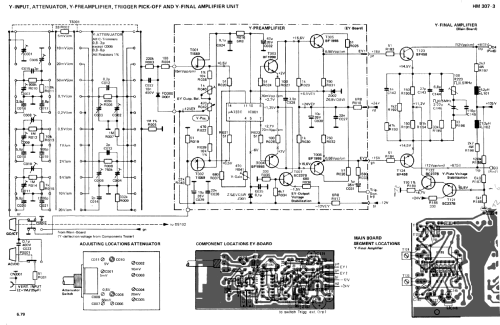 Oscilloscope HM307-3; HAMEG GmbH, (ID = 1102089) Equipment