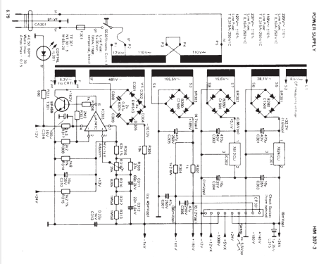 Oscilloscope HM307-3; HAMEG GmbH, (ID = 1102091) Equipment
