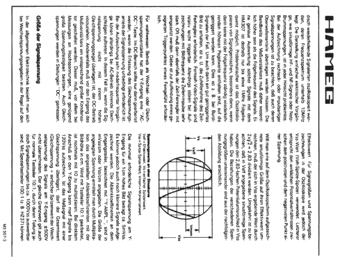 Oscilloscope HM307-3; HAMEG GmbH, (ID = 1111902) Ausrüstung