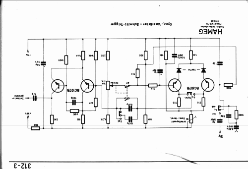 Oszillograph HM 312-3; HAMEG GmbH, (ID = 753044) Ausrüstung