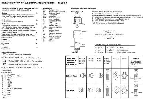 Oszilloskop HM 203-4a; HAMEG GmbH, (ID = 690786) Equipment