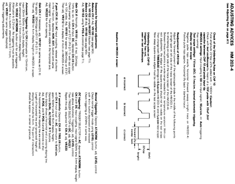 Oszilloskop HM 203-4a; HAMEG GmbH, (ID = 690838) Ausrüstung