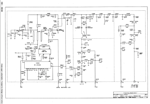 Tracking Generator HM8038; HAMEG GmbH, (ID = 880659) Equipment